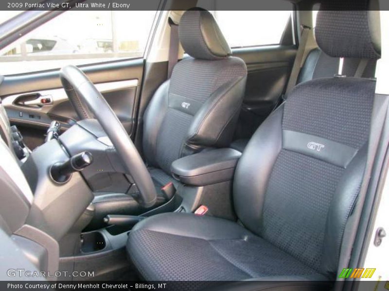 Ultra White / Ebony 2009 Pontiac Vibe GT