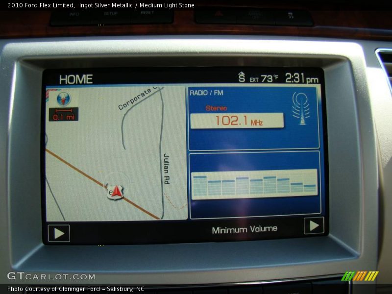 Ingot Silver Metallic / Medium Light Stone 2010 Ford Flex Limited