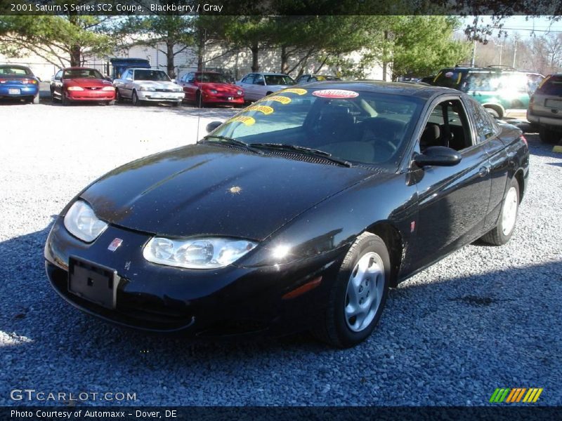 Blackberry / Gray 2001 Saturn S Series SC2 Coupe