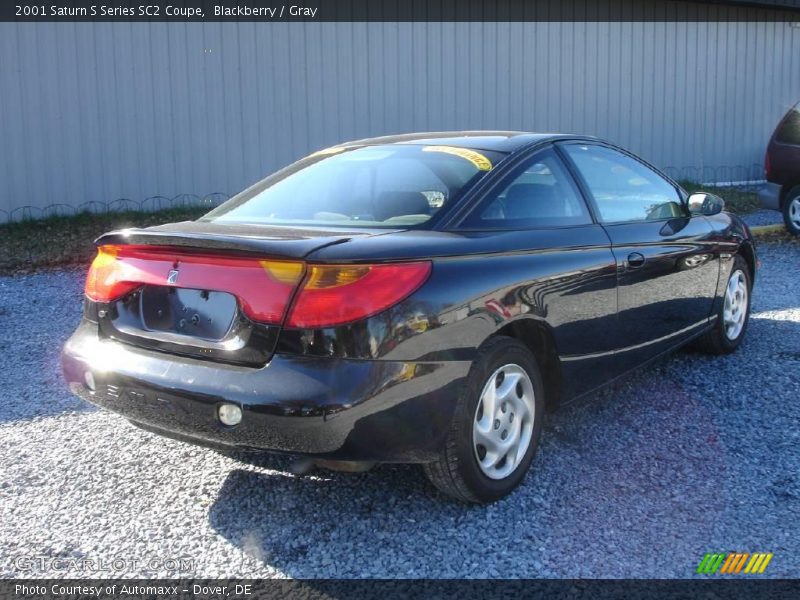 Blackberry / Gray 2001 Saturn S Series SC2 Coupe