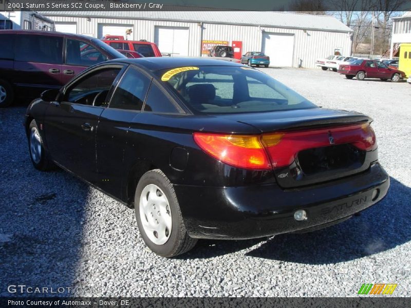 Blackberry / Gray 2001 Saturn S Series SC2 Coupe