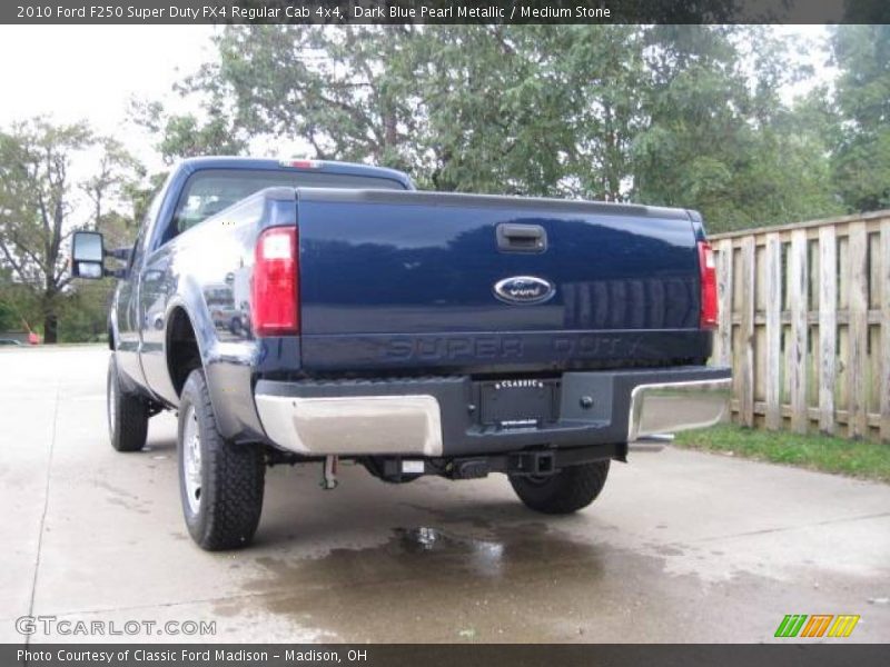 Dark Blue Pearl Metallic / Medium Stone 2010 Ford F250 Super Duty FX4 Regular Cab 4x4