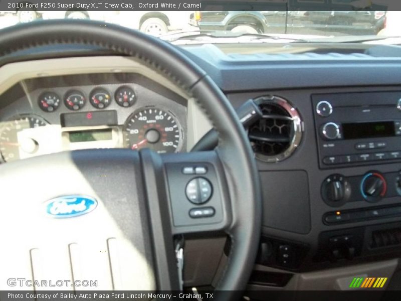 Oxford White / Camel 2010 Ford F250 Super Duty XLT Crew Cab