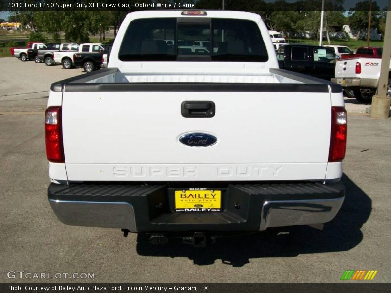 Oxford White / Camel 2010 Ford F250 Super Duty XLT Crew Cab
