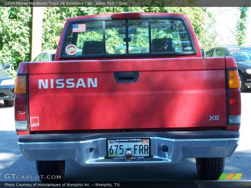 Aztec Red / Gray 1994 Nissan Hardbody Truck XE Extended Cab