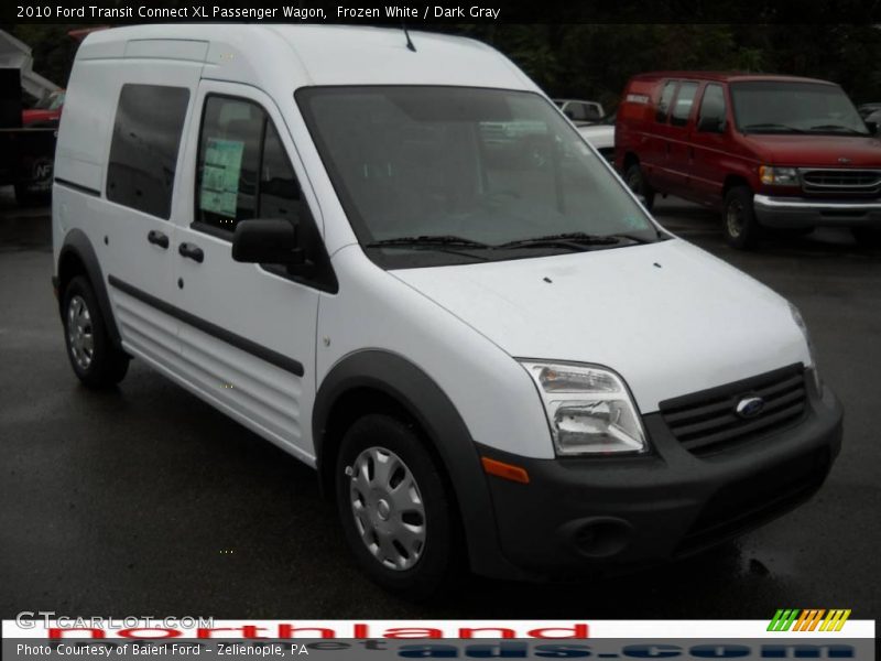 Frozen White / Dark Gray 2010 Ford Transit Connect XL Passenger Wagon