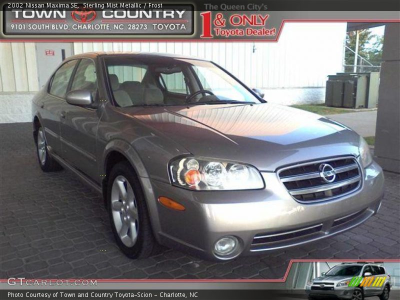 Sterling Mist Metallic / Frost 2002 Nissan Maxima SE