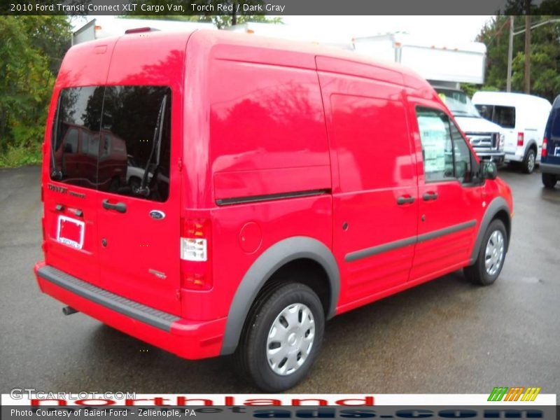 Torch Red / Dark Gray 2010 Ford Transit Connect XLT Cargo Van