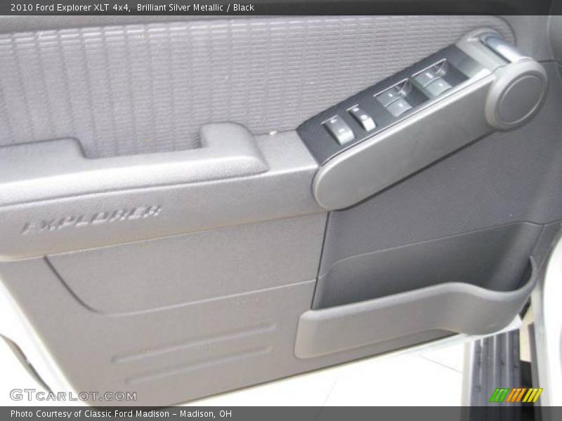Brilliant Silver Metallic / Black 2010 Ford Explorer XLT 4x4