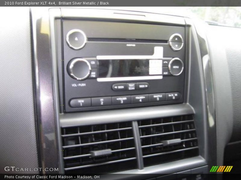 Brilliant Silver Metallic / Black 2010 Ford Explorer XLT 4x4