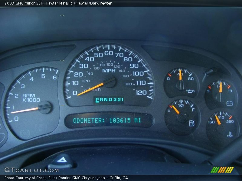 Pewter Metallic / Pewter/Dark Pewter 2003 GMC Yukon SLT