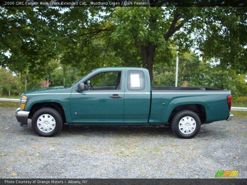 Woodland Green / Dark Pewter 2006 GMC Canyon Work Truck Extended Cab