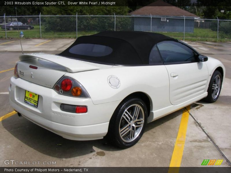 Dover White Pearl / Midnight 2003 Mitsubishi Eclipse Spyder GTS