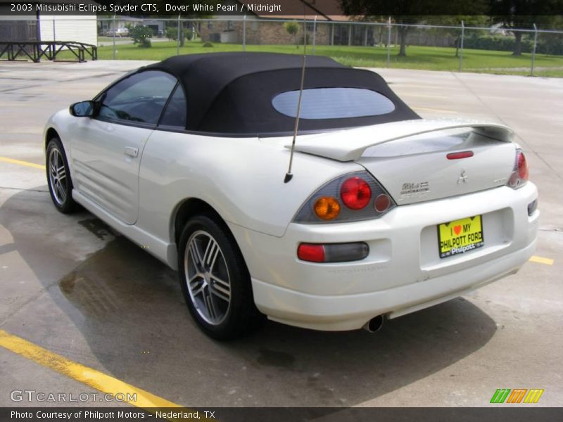 Dover White Pearl / Midnight 2003 Mitsubishi Eclipse Spyder GTS