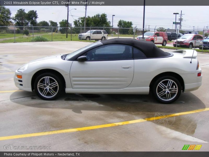 Dover White Pearl / Midnight 2003 Mitsubishi Eclipse Spyder GTS