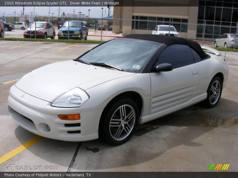 Dover White Pearl / Midnight 2003 Mitsubishi Eclipse Spyder GTS
