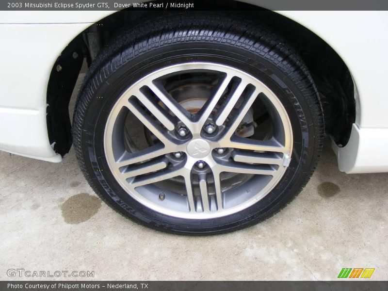 Dover White Pearl / Midnight 2003 Mitsubishi Eclipse Spyder GTS