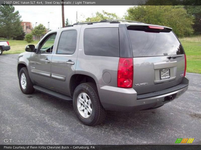 Steel Gray Metallic / Light Titanium 2007 GMC Yukon SLT 4x4