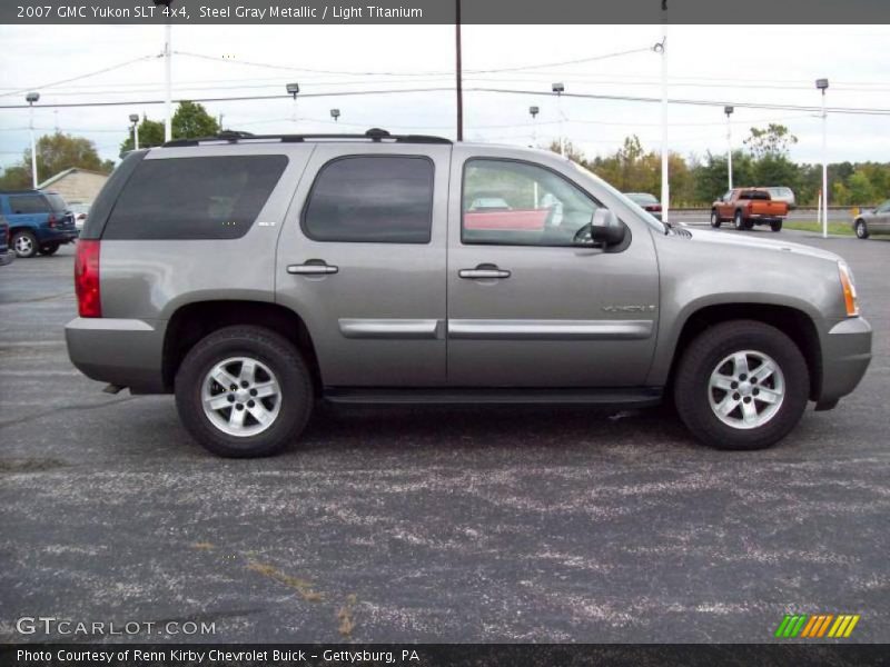 Steel Gray Metallic / Light Titanium 2007 GMC Yukon SLT 4x4