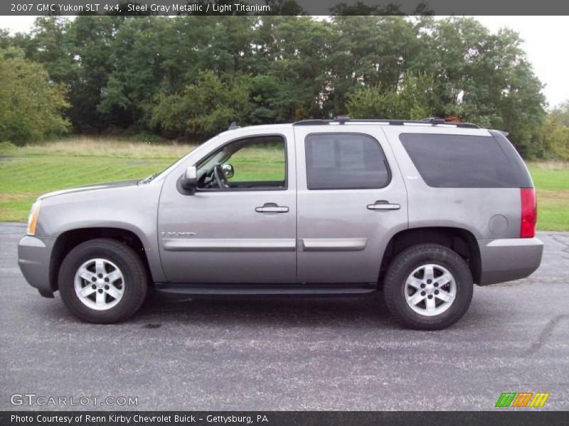 Steel Gray Metallic / Light Titanium 2007 GMC Yukon SLT 4x4