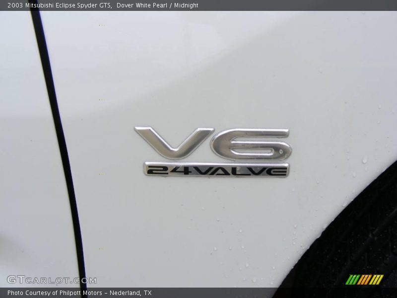 Dover White Pearl / Midnight 2003 Mitsubishi Eclipse Spyder GTS