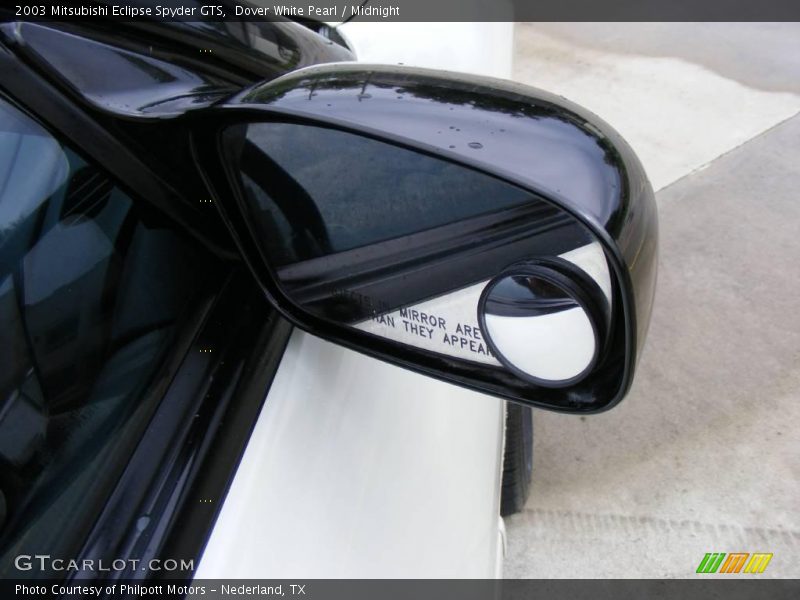 Dover White Pearl / Midnight 2003 Mitsubishi Eclipse Spyder GTS