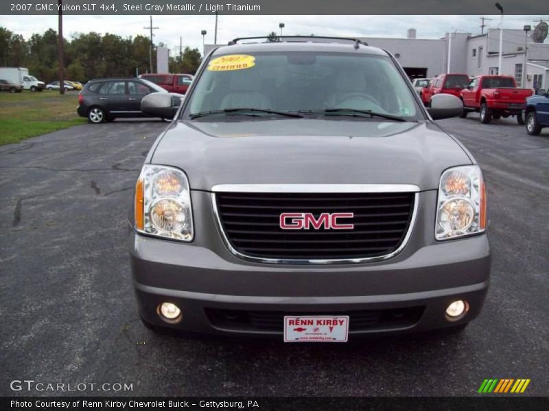 Steel Gray Metallic / Light Titanium 2007 GMC Yukon SLT 4x4