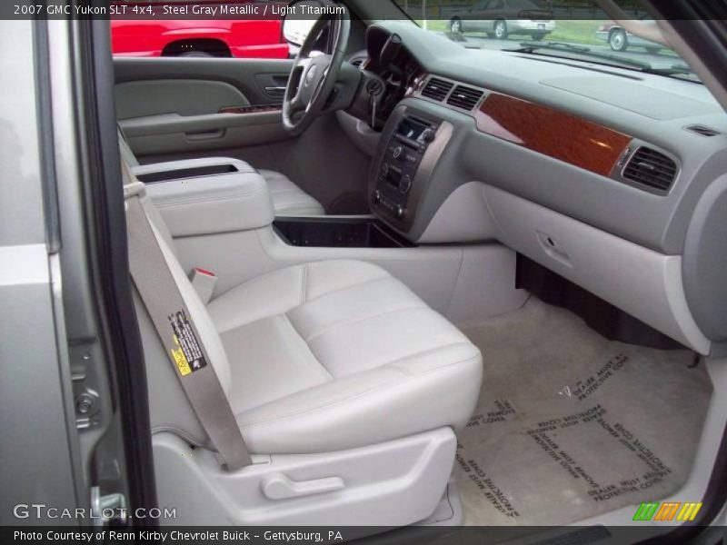 Steel Gray Metallic / Light Titanium 2007 GMC Yukon SLT 4x4