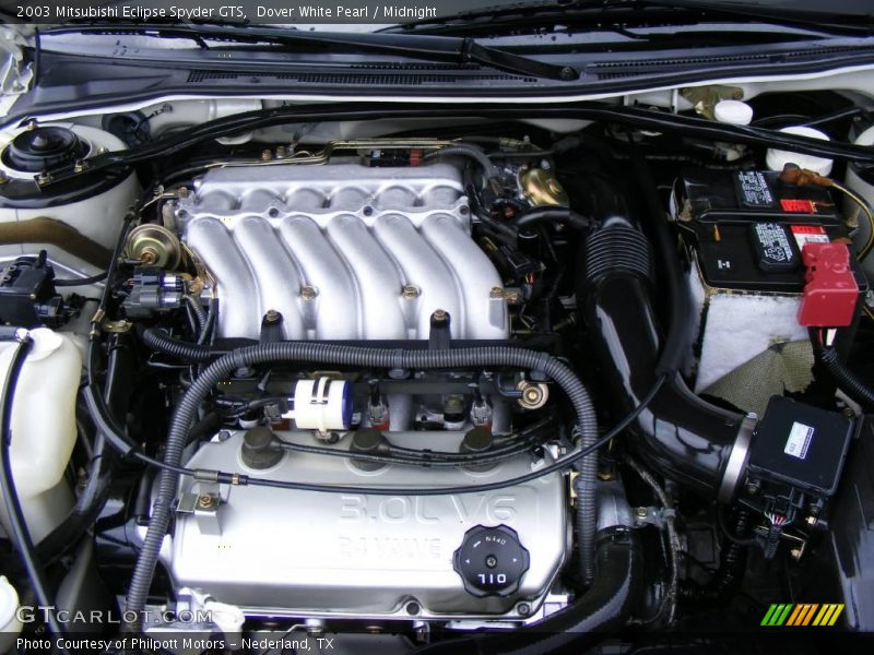 Dover White Pearl / Midnight 2003 Mitsubishi Eclipse Spyder GTS