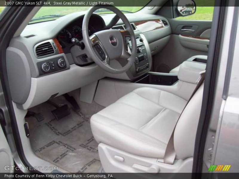Steel Gray Metallic / Light Titanium 2007 GMC Yukon SLT 4x4