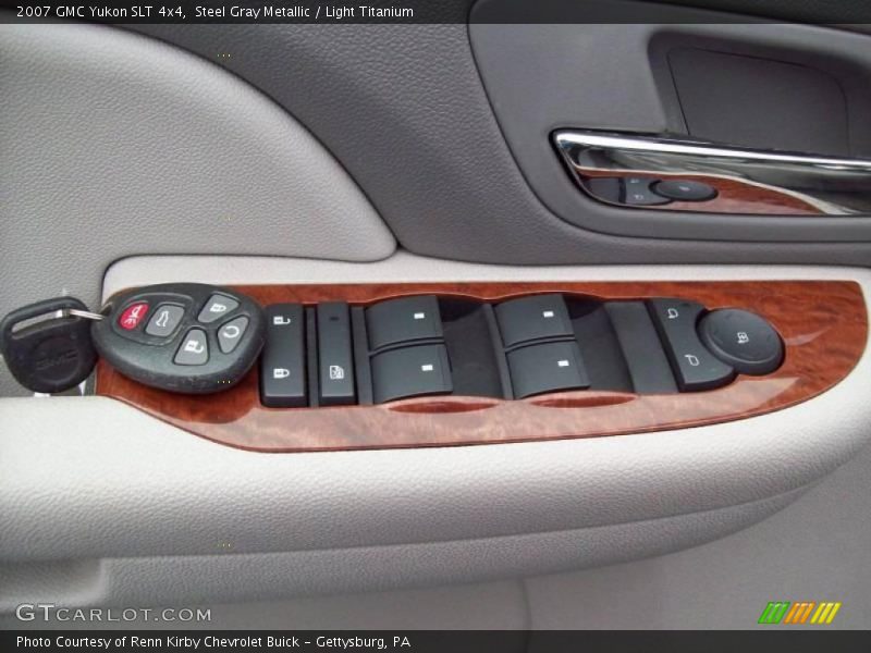 Steel Gray Metallic / Light Titanium 2007 GMC Yukon SLT 4x4