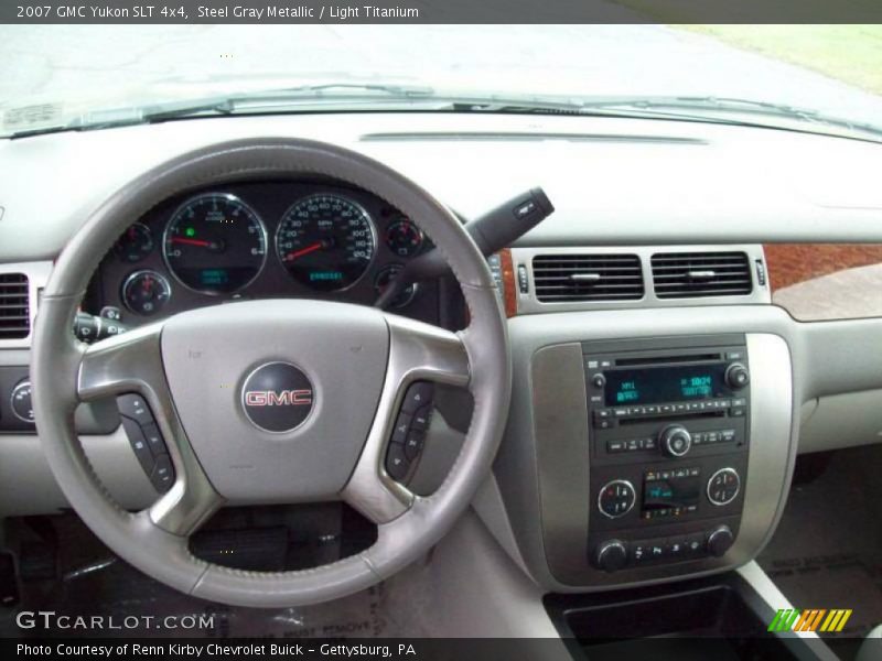 Steel Gray Metallic / Light Titanium 2007 GMC Yukon SLT 4x4
