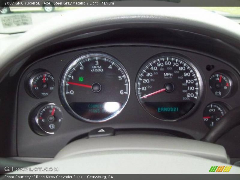 Steel Gray Metallic / Light Titanium 2007 GMC Yukon SLT 4x4