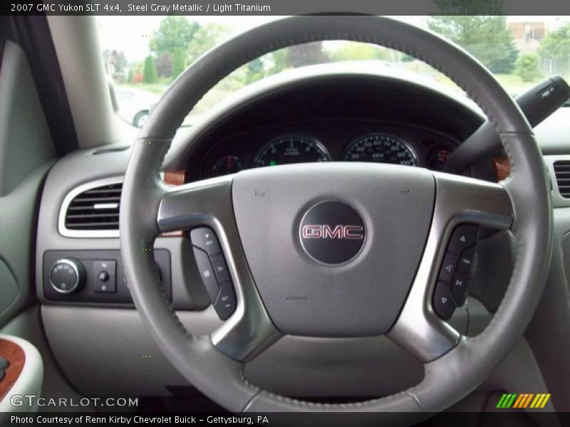Steel Gray Metallic / Light Titanium 2007 GMC Yukon SLT 4x4