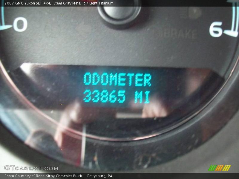 Steel Gray Metallic / Light Titanium 2007 GMC Yukon SLT 4x4