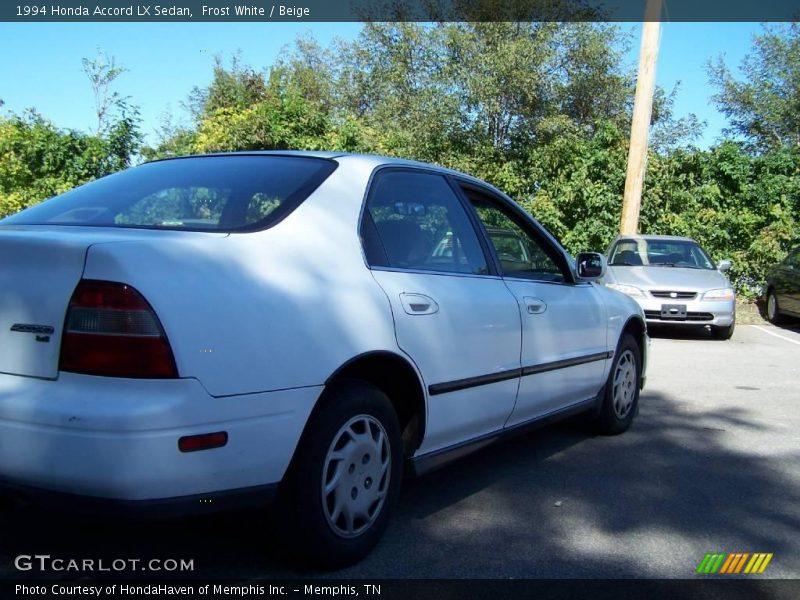Frost White / Beige 1994 Honda Accord LX Sedan