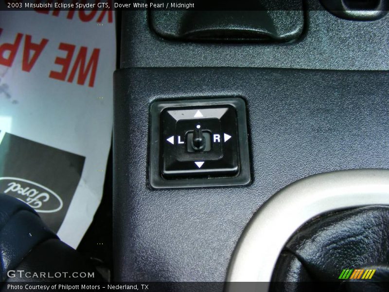 Dover White Pearl / Midnight 2003 Mitsubishi Eclipse Spyder GTS