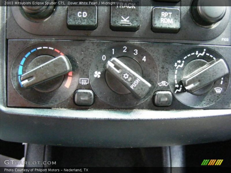 Dover White Pearl / Midnight 2003 Mitsubishi Eclipse Spyder GTS