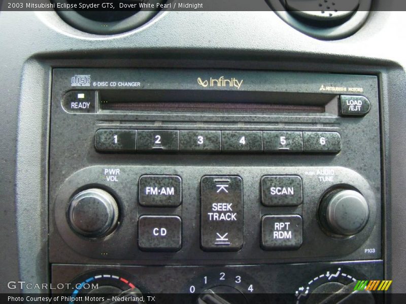 Dover White Pearl / Midnight 2003 Mitsubishi Eclipse Spyder GTS