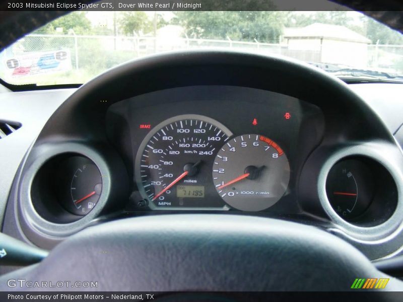 Dover White Pearl / Midnight 2003 Mitsubishi Eclipse Spyder GTS