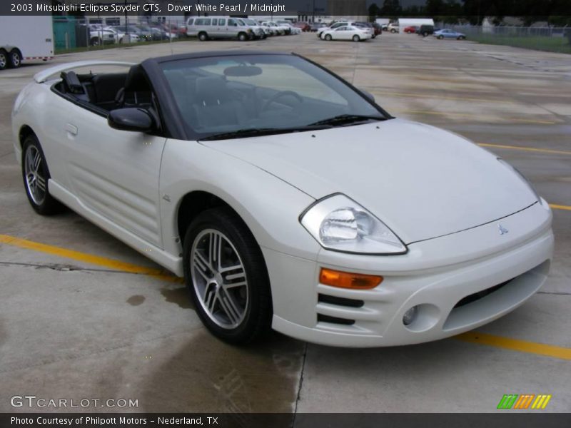 Dover White Pearl / Midnight 2003 Mitsubishi Eclipse Spyder GTS