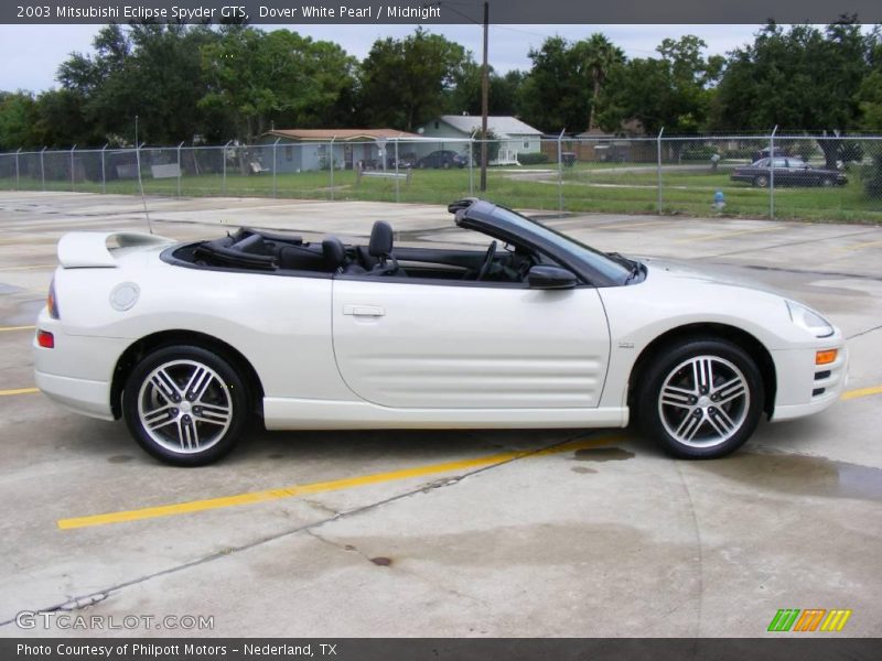 Dover White Pearl / Midnight 2003 Mitsubishi Eclipse Spyder GTS