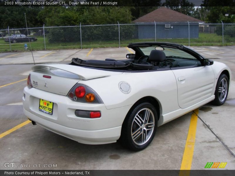 Dover White Pearl / Midnight 2003 Mitsubishi Eclipse Spyder GTS