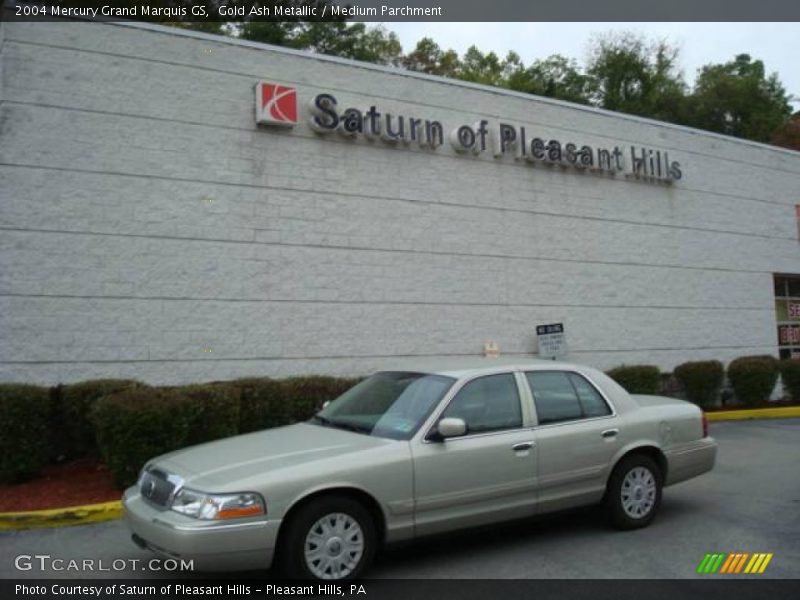Gold Ash Metallic / Medium Parchment 2004 Mercury Grand Marquis GS