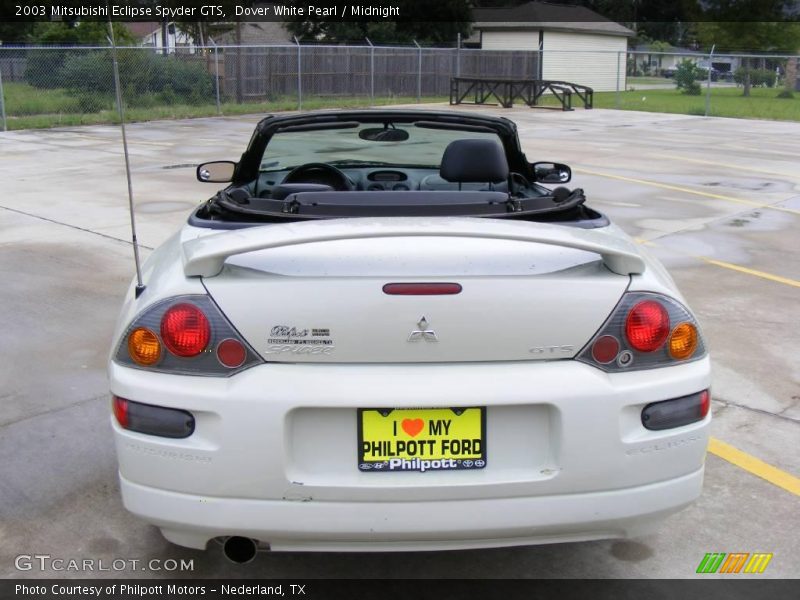 Dover White Pearl / Midnight 2003 Mitsubishi Eclipse Spyder GTS