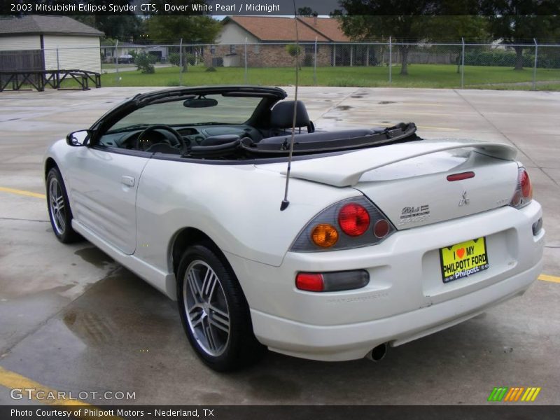 Dover White Pearl / Midnight 2003 Mitsubishi Eclipse Spyder GTS