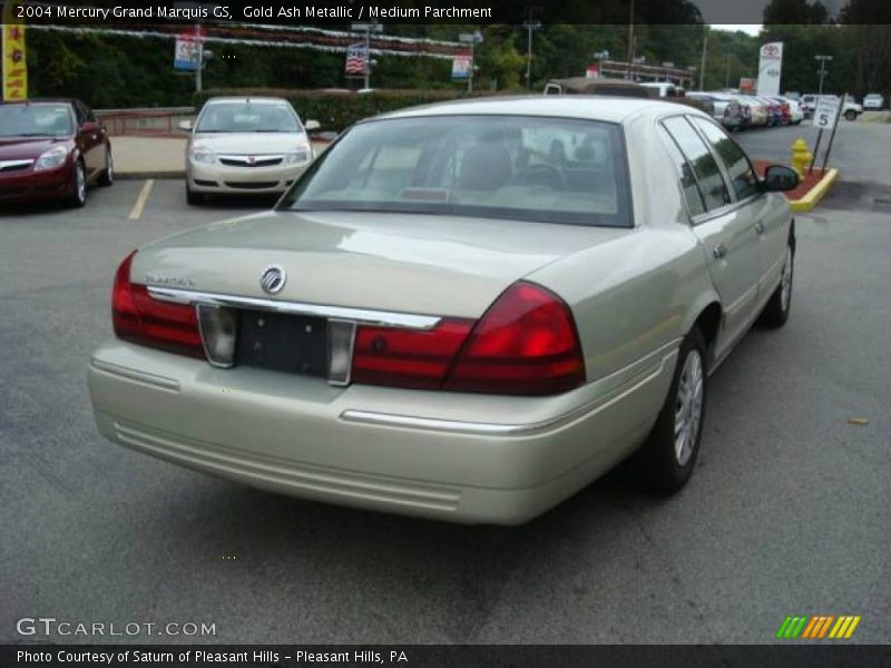Gold Ash Metallic / Medium Parchment 2004 Mercury Grand Marquis GS