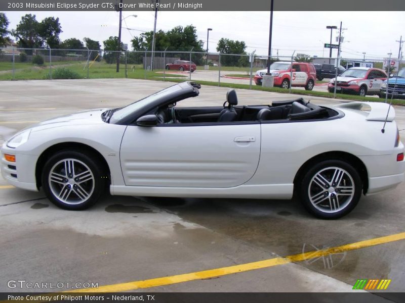 Dover White Pearl / Midnight 2003 Mitsubishi Eclipse Spyder GTS
