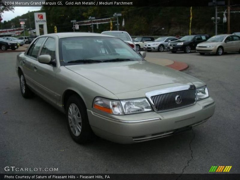 Gold Ash Metallic / Medium Parchment 2004 Mercury Grand Marquis GS