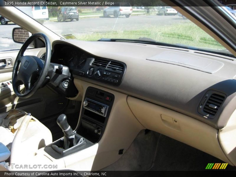 Cashmere Silver Metallic / Beige 1995 Honda Accord EX Sedan